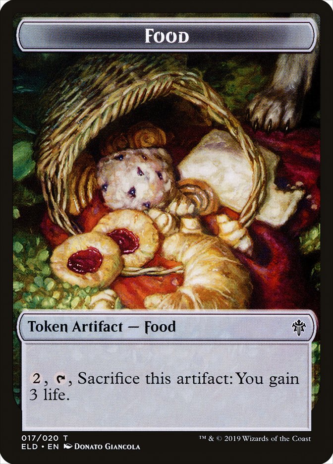 Food (017/020) [Throne of Eldraine Tokens] | Tabernacle Games