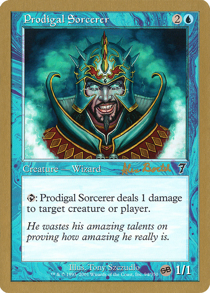 Prodigal Sorcerer (Alex Borteh) (SB) [World Championship Decks 2001] | Tabernacle Games