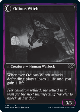 Ragged Recluse // Odious Witch [Innistrad: Double Feature] | Tabernacle Games