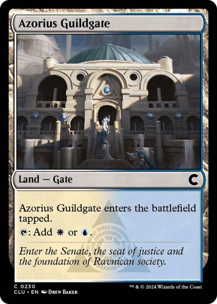 Azorius Guildgate [Ravnica: Clue Edition] | Tabernacle Games