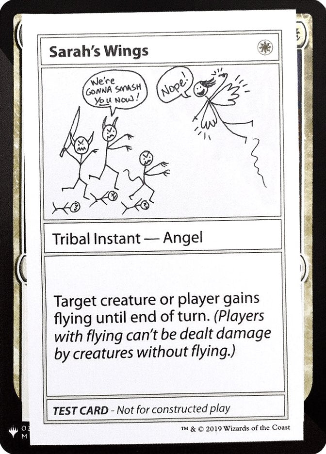 Sarah's Wings [Mystery Booster Playtest Cards] | Tabernacle Games