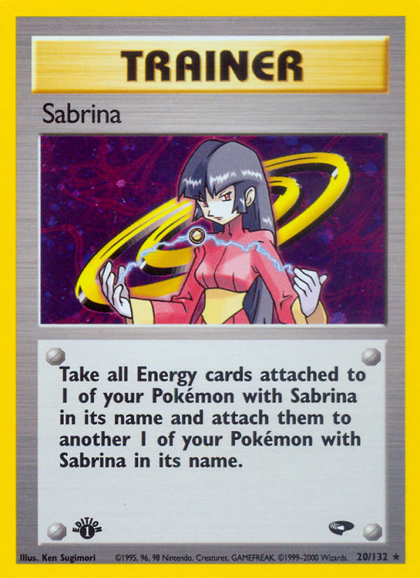 Sabrina (20/132) [Gym Challenge 1st Edition] | Tabernacle Games
