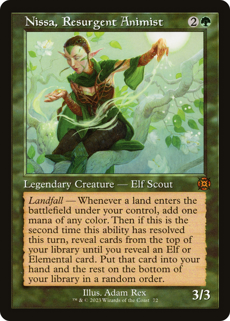 Nissa, Resurgent Animist (Retro) [March of the Machine: The Aftermath] | Tabernacle Games