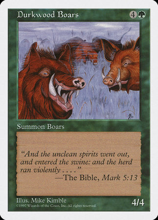 Durkwood Boars [Fifth Edition] | Tabernacle Games