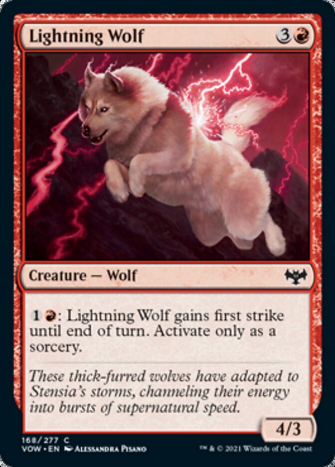 Lightning Wolf [Innistrad: Crimson Vow] | Tabernacle Games