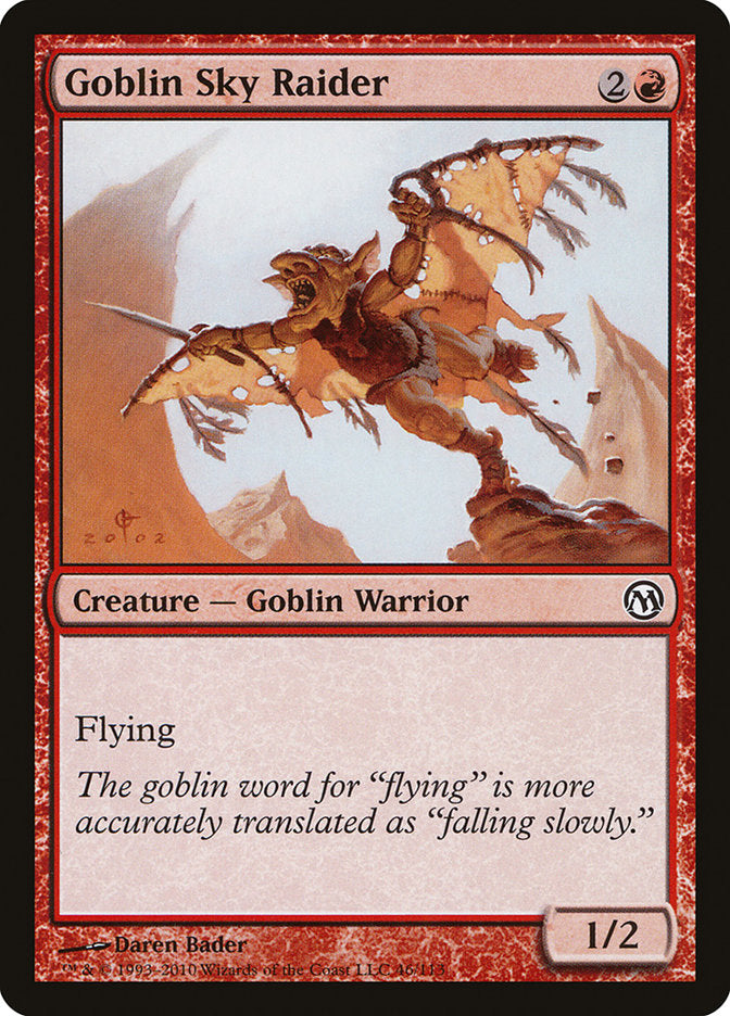 Goblin Sky Raider [Duels of the Planeswalkers] | Tabernacle Games