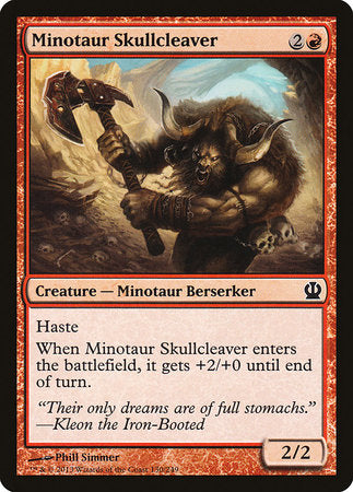 Minotaur Skullcleaver [Theros] | Tabernacle Games