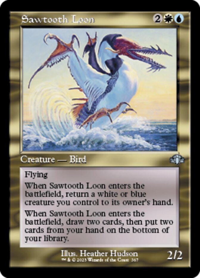 Sawtooth Loon (Retro) [Dominaria Remastered] | Tabernacle Games