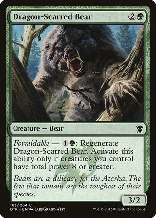 Dragon-Scarred Bear [Dragons of Tarkir] | Tabernacle Games