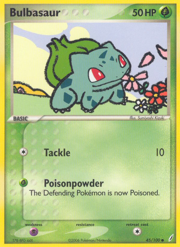 Bulbasaur (45/100) [EX: Crystal Guardians] | Tabernacle Games