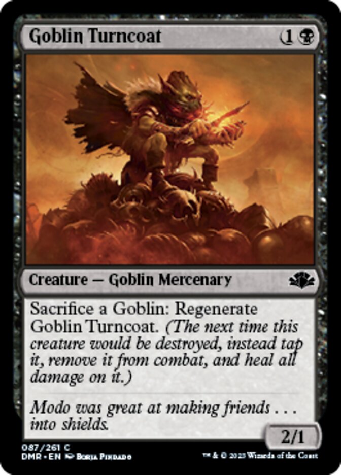 Goblin Turncoat [Dominaria Remastered] | Tabernacle Games