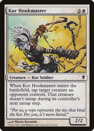 Kor Hookmaster [Zendikar] | Tabernacle Games