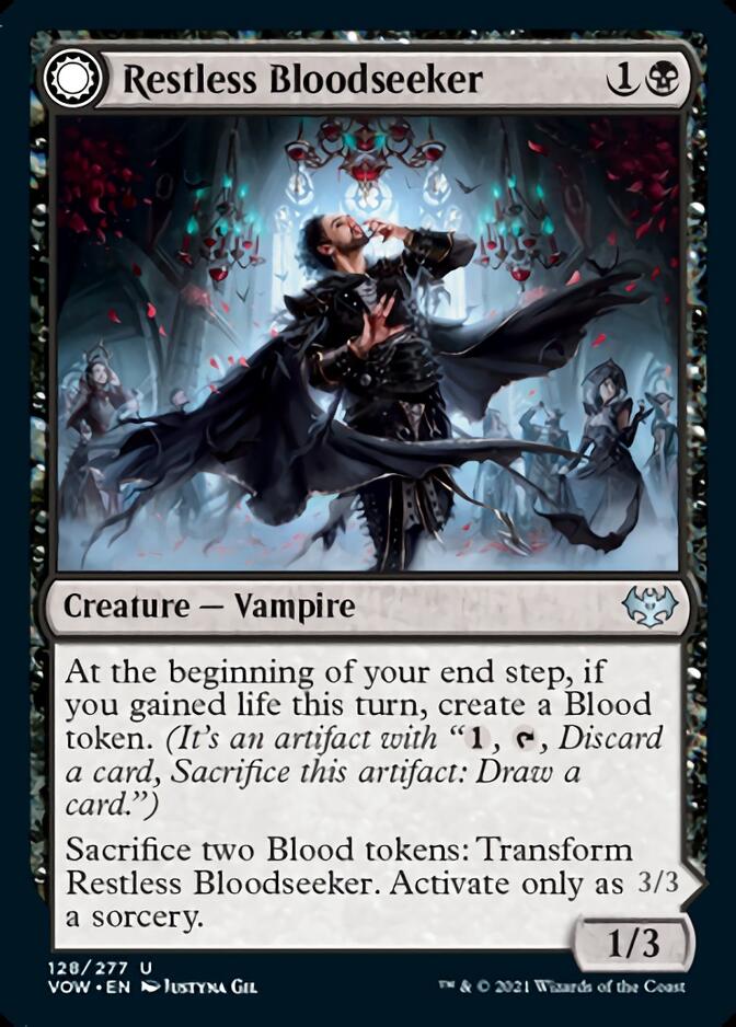 Restless Bloodseeker // Bloodsoaked Reveler [Innistrad: Crimson Vow] | Tabernacle Games