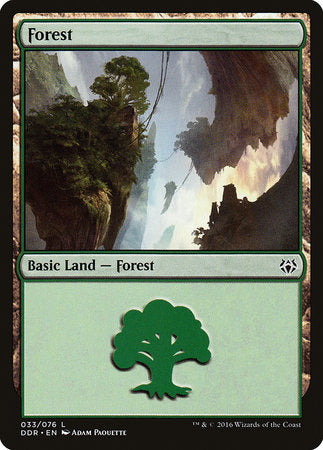 Forest (33) [Duel Decks: Nissa vs. Ob Nixilis] | Tabernacle Games