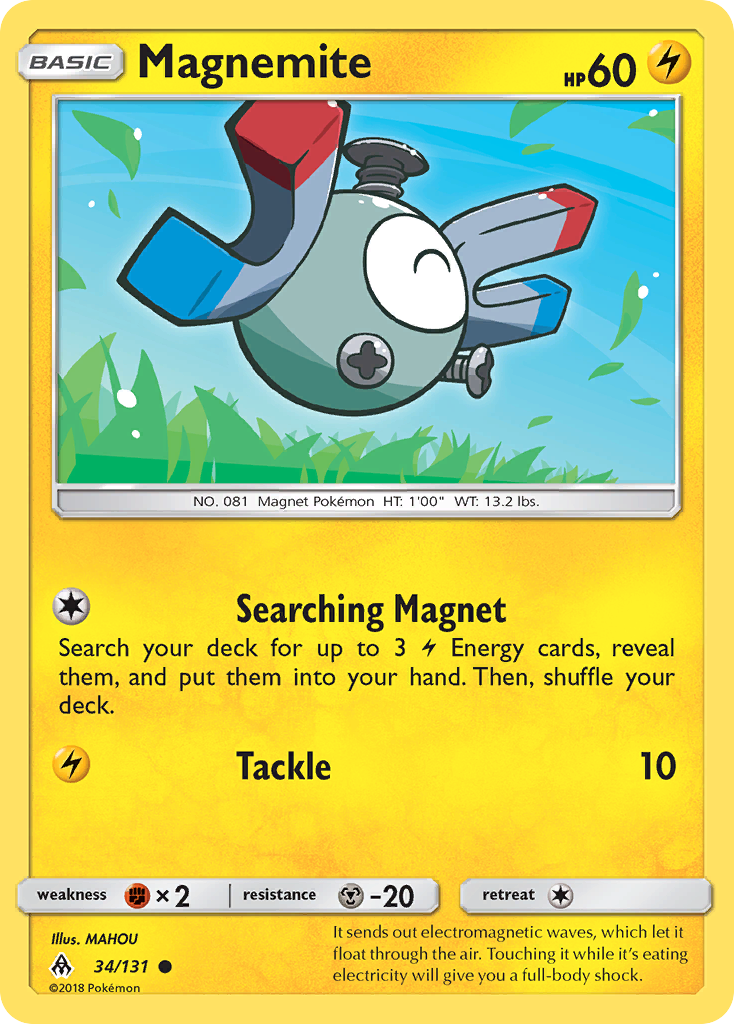 Magnemite (34/131) [Sun & Moon: Forbidden Light] | Tabernacle Games