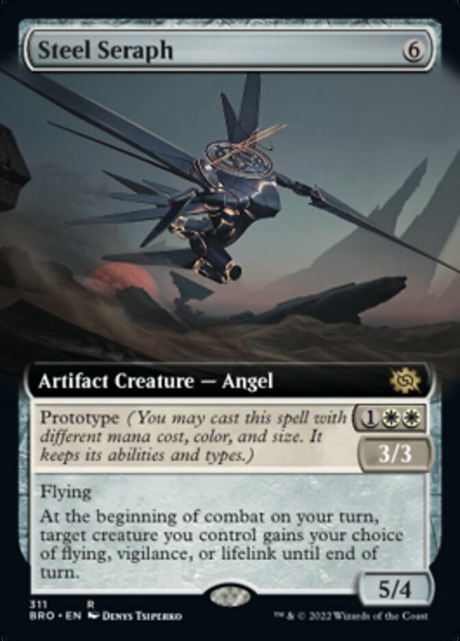 Steel Seraph (Extended Art) [The Brothers' War] | Tabernacle Games