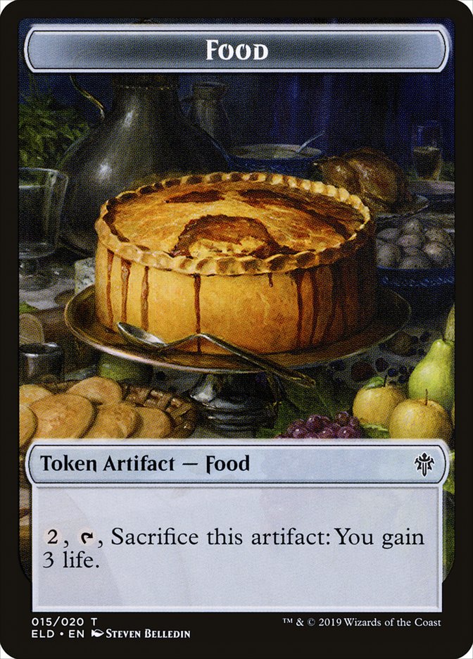 Food (015/020) [Throne of Eldraine Tokens] | Tabernacle Games