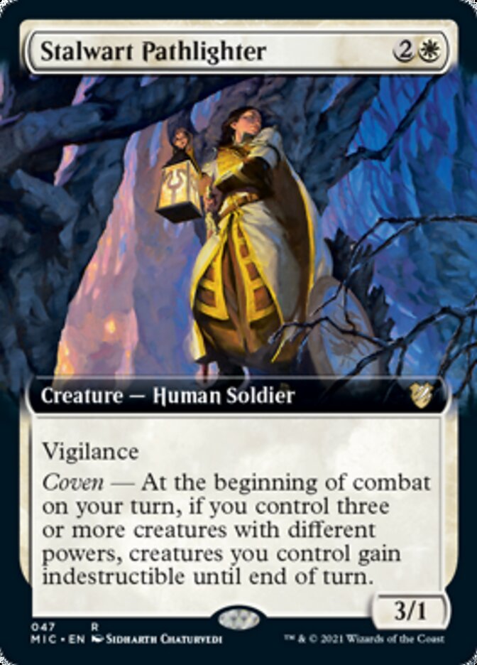 Stalwart Pathlighter (Extended) [Innistrad: Midnight Hunt Commander] | Tabernacle Games