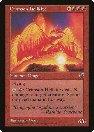 Crimson Hellkite [Mirage] | Tabernacle Games