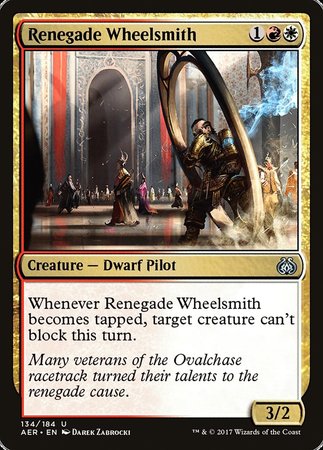 Renegade Wheelsmith [Aether Revolt] | Tabernacle Games