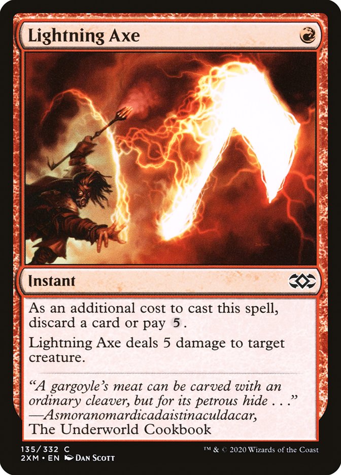 Lightning Axe [Double Masters] | Tabernacle Games