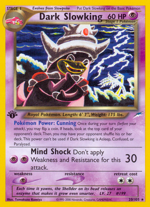 Dark Slowking (20/105) [Neo Destiny 1st Edition] | Tabernacle Games