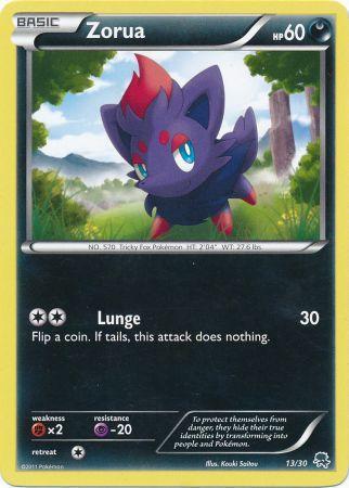 Zorua (13/30) [Black & White: Trainer Kit - Zoroark] | Tabernacle Games