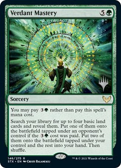 Verdant Mastery (Promo Pack) [Strixhaven: School of Mages Promos] | Tabernacle Games