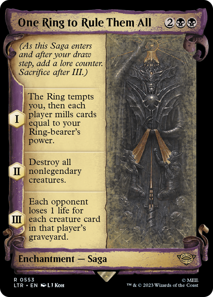 One Ring to Rule Them All [The Lord of the Rings: Tales of Middle-Earth Showcase Scrolls] | Tabernacle Games