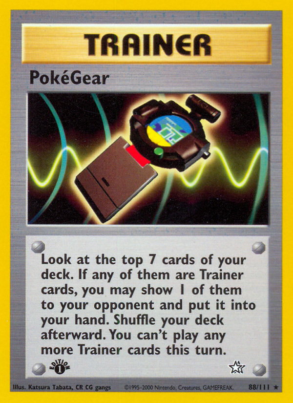 PokeGear (88/111) [Neo Genesis 1st Edition] | Tabernacle Games