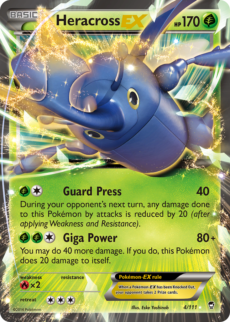 Heracross EX (4/111) [XY: Furious Fists] | Tabernacle Games