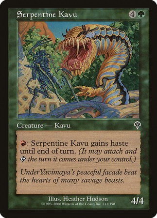 Serpentine Kavu [Invasion] | Tabernacle Games