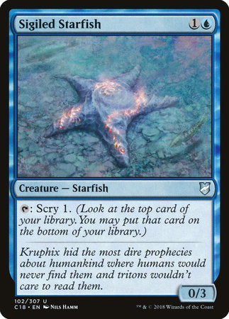 Sigiled Starfish [Commander 2018] | Tabernacle Games