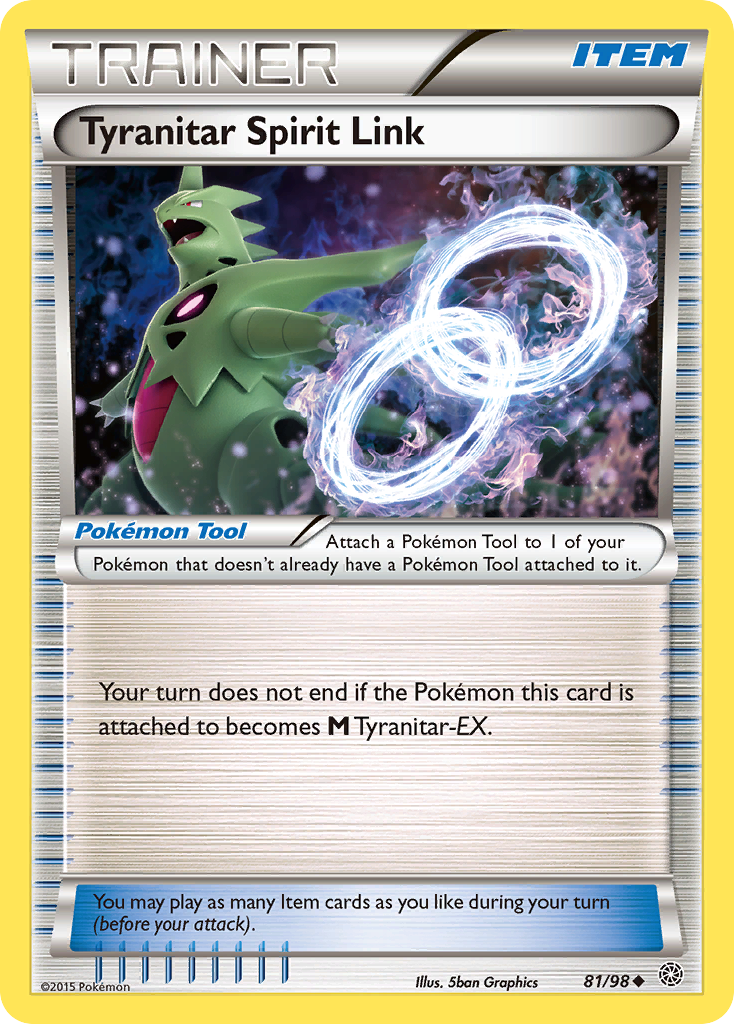 Tyranitar Spirit Link (81/98) [XY: Ancient Origins] | Tabernacle Games