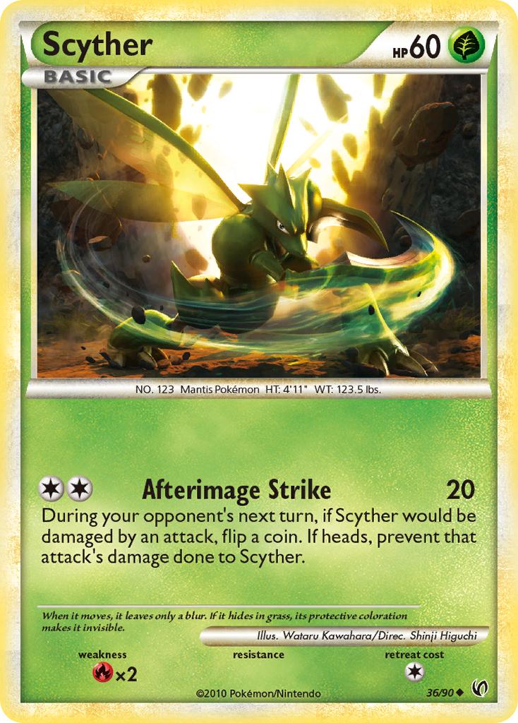 Scyther (36/90) [HeartGold & SoulSilver: Undaunted] | Tabernacle Games