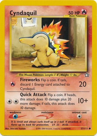 Cyndaquil (57/111) [Neo Genesis Unlimited] | Tabernacle Games