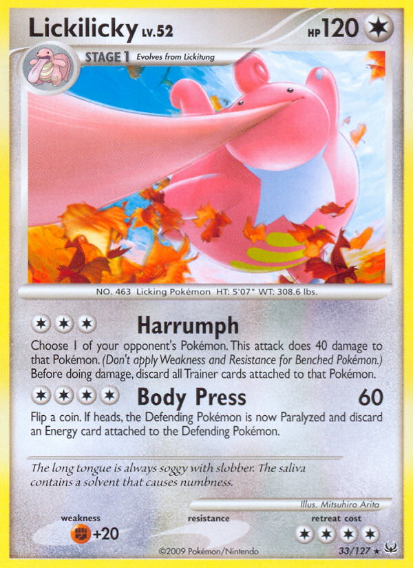 Lickilicky (33/127) [Platinum: Base Set] | Tabernacle Games