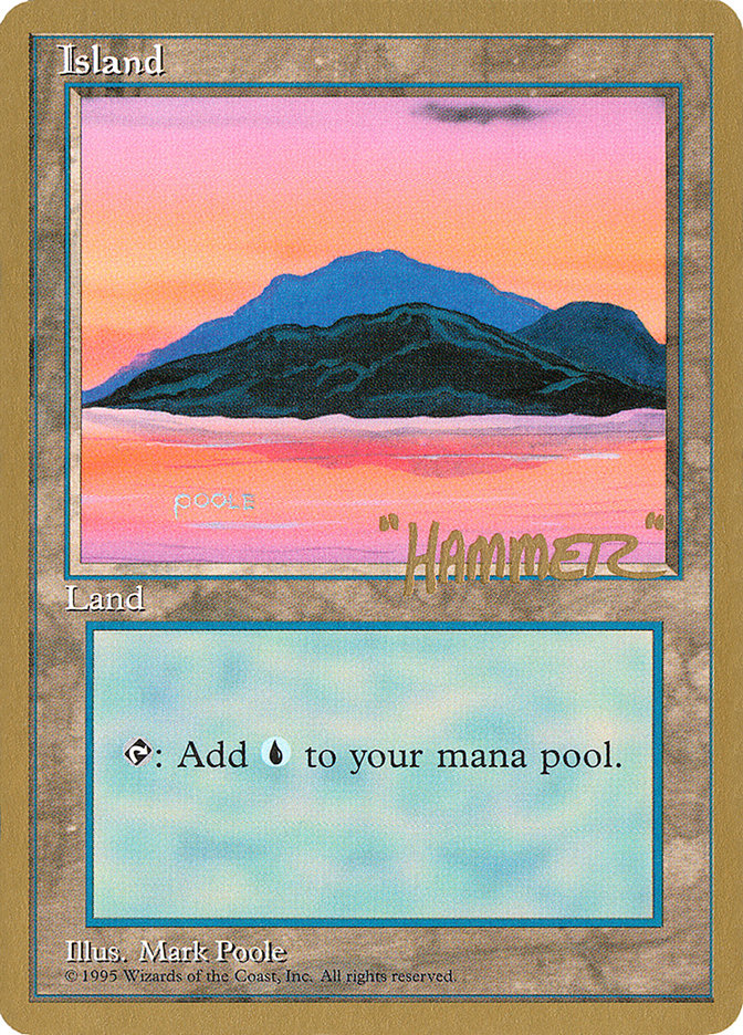 Island (shr369) (Shawn "Hammer" Regnier) [Pro Tour Collector Set] | Tabernacle Games