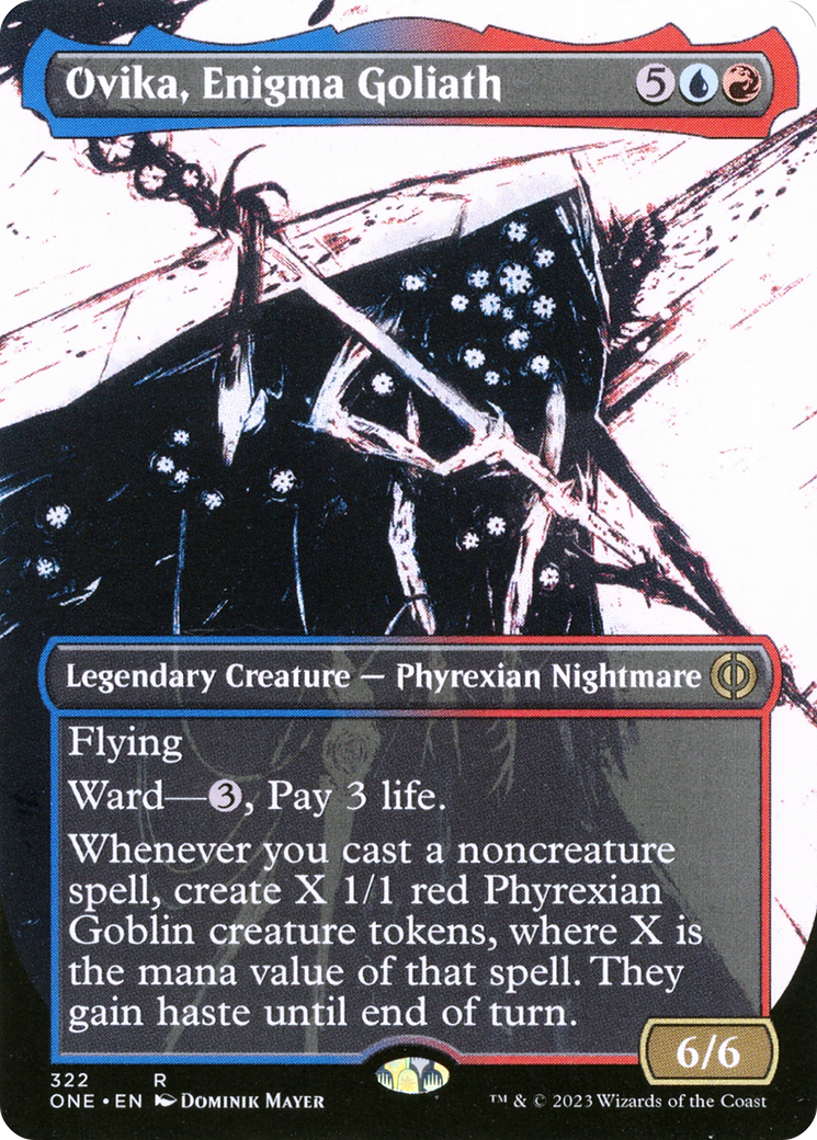Ovika, Enigma Goliath (Borderless Ichor) [Phyrexia: All Will Be One] | Tabernacle Games