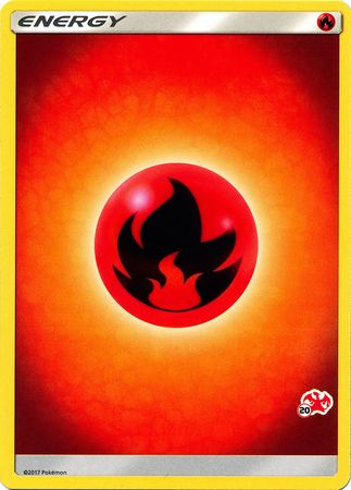 Fire Energy (Charizard Stamp #20) [Battle Academy 2020] | Tabernacle Games