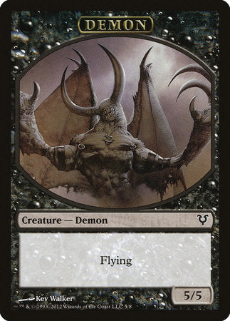 Demon Token [Avacyn Restored Tokens] | Tabernacle Games