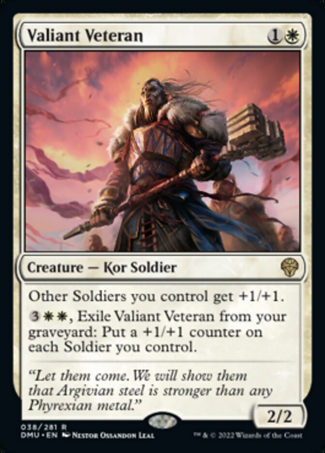 Valiant Veteran [Dominaria United] | Tabernacle Games