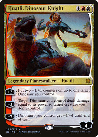 Huatli, Dinosaur Knight [Ixalan] | Tabernacle Games