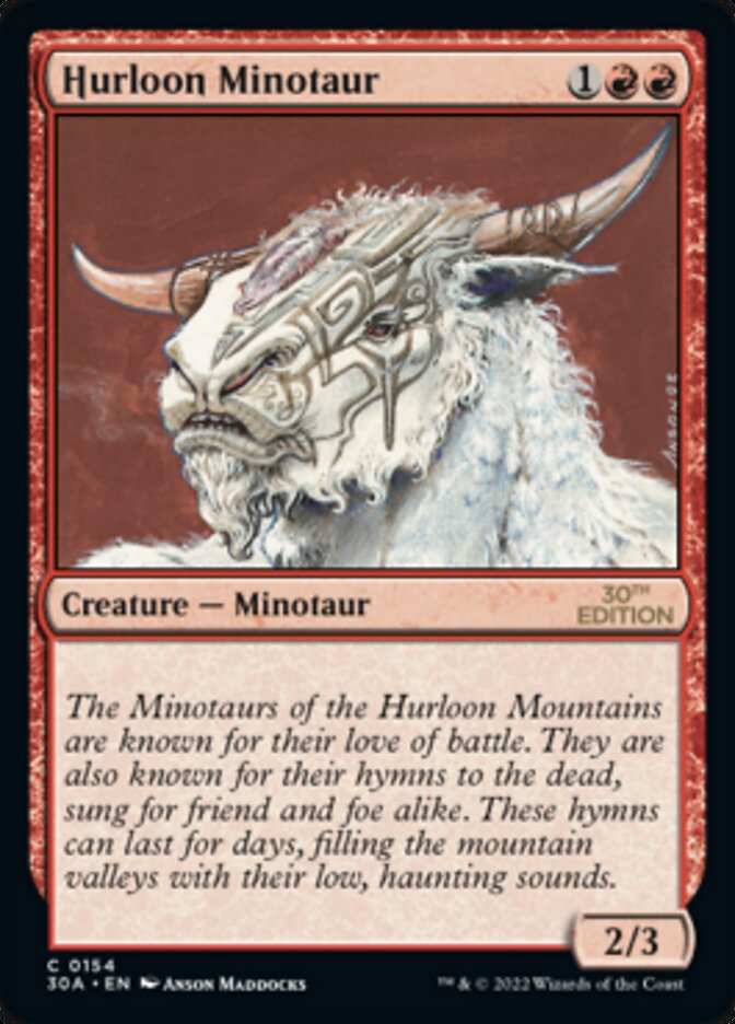Hurloon Minotaur [30th Anniversary Edition] | Tabernacle Games