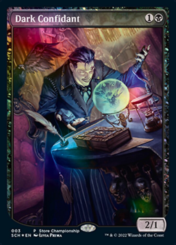 Dark Confidant (Extended Art) [Store Championships 2022] | Tabernacle Games