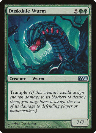 Duskdale Wurm [Magic 2011] | Tabernacle Games