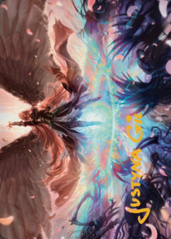 Iridian Maelstrom Art Card (Gold-Stamped Signature) [Dominaria United Art Series] | Tabernacle Games