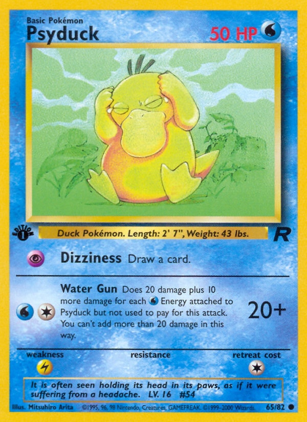 Psyduck (65/82) [Team Rocket 1st Edition] | Tabernacle Games