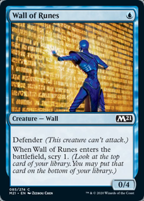 Wall of Runes [Core Set 2021] | Tabernacle Games