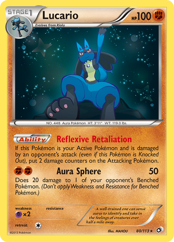 Lucario (80/113) [Black & White: Legendary Treasures] | Tabernacle Games